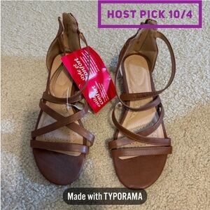 CCO - 8.5 Wide Dexflex Comfort Valerie Brown Sandals